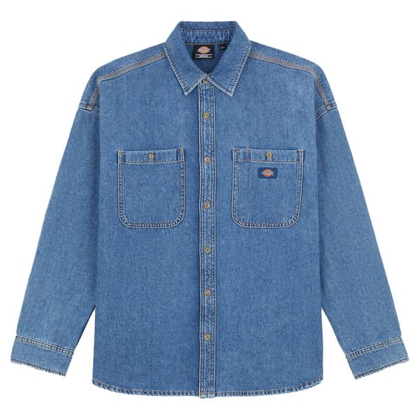 Dickies Skjorta Houston Blå S Man