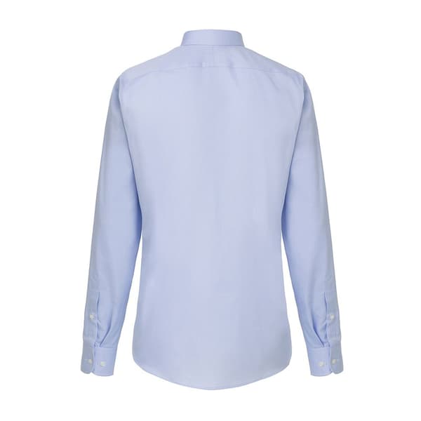 Hackett Lang Ærmet Skjorte Poplin Slim Bc Blå L-XL Mand