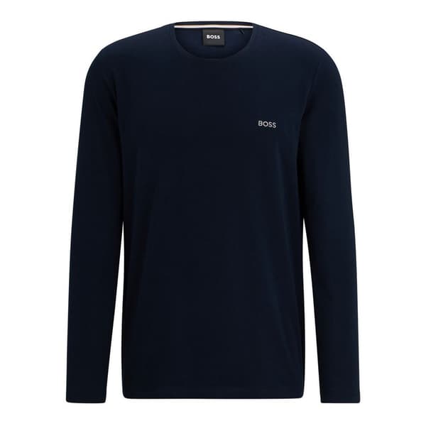 Boss Langærmet T-shirt Mix&match R 10259917 Blå 2XL Mand