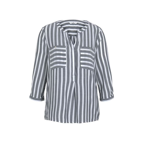 Tom Tailor Långärmad T-shirt Blå 38 Kvinna
