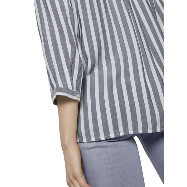 Tom Tailor Långärmad T-shirt Blå 38 Kvinna