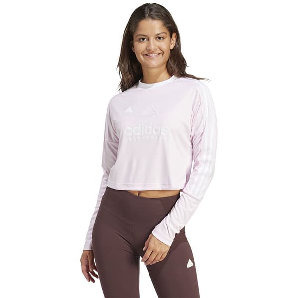Adidas Langærmet T-shirt Tiro Rosa M Kvinde