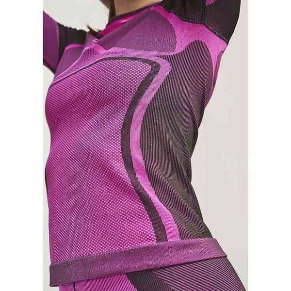 Sport Hg Långärmad T-shirt North Double Layer Rosa XL Kvinna