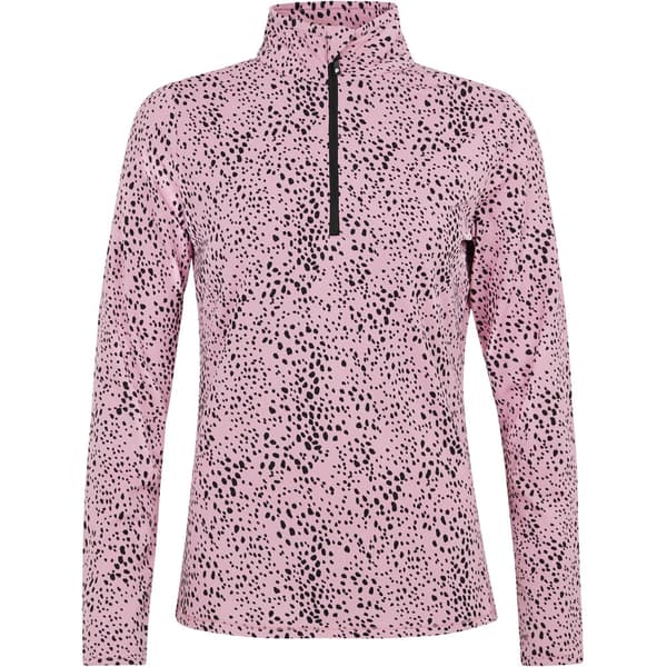 Protest Prtgrenada 1/4 Blixtlås Lång Ärm T-shirt Rosa L Kvinna