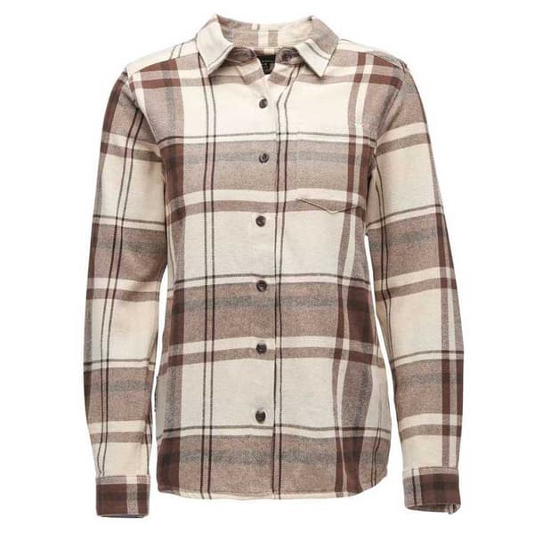 Black Diamond Pitkähihainen Paita Project Flannel Beige M Nainen