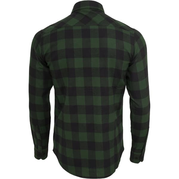 Urban Classics Basic Flannelskjorte Sort S Mand