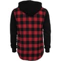 Miniatyrbillede 2 af 7: Urban Classics Skjorte Hætte Ed Ærme Flanell Sweat Sort L Mand