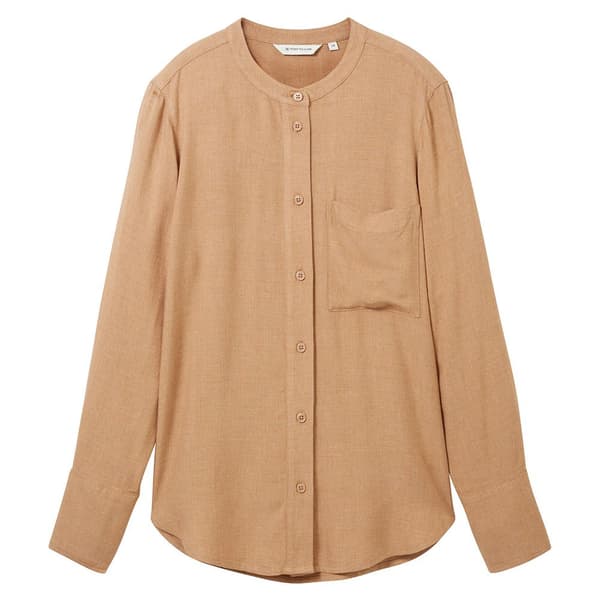 Tom Tailor Blus 1037888 Melange Beige 40 Kvinna