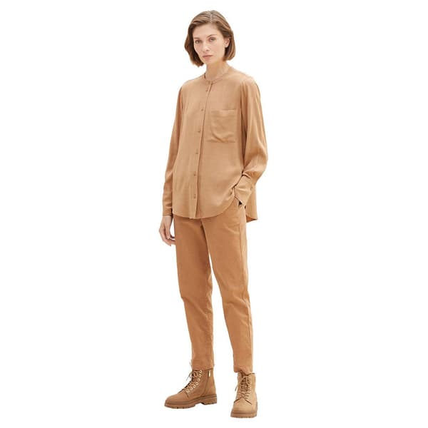 Tom Tailor Blus 1037888 Melange Beige 40 Kvinna