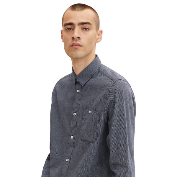 Tom Tailor Skjorte 1032342 Grå XL Mand