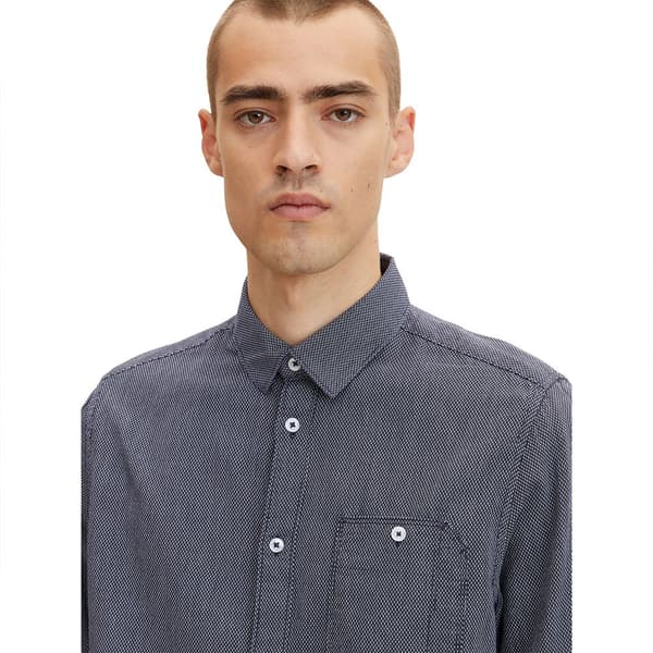 Tom Tailor Skjorte 1032342 Grå XL Mand