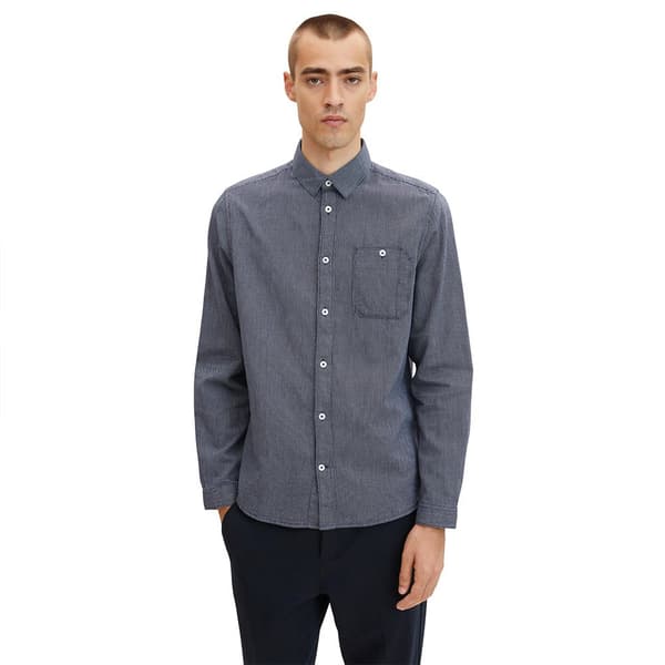 Tom Tailor Skjorte 1032342 Grå XL Mand