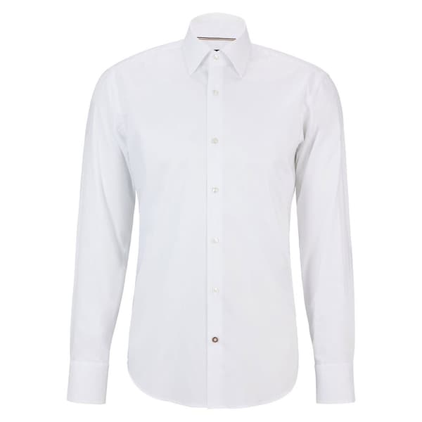 Boss Skjorte Joe Kent Hvid 44 Mand