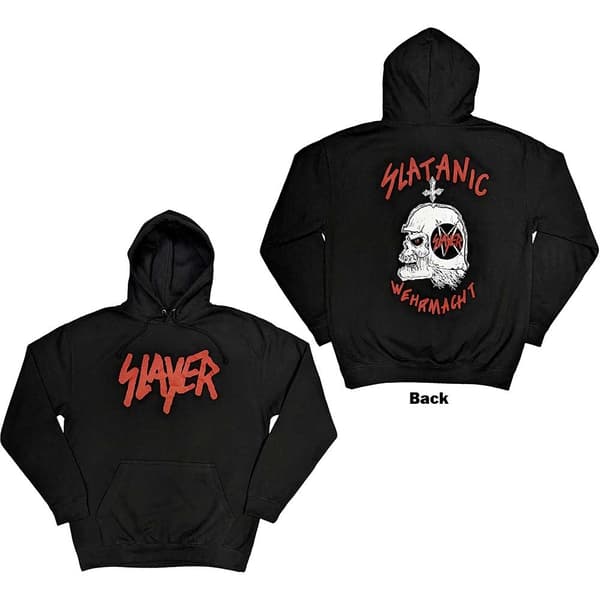 Slayer Unisex Pullover Hoodie: Slatanic (Back Print) (X-Large)