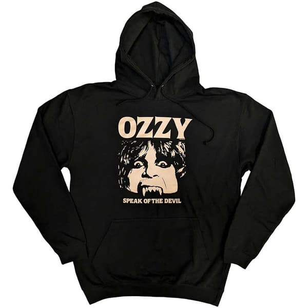 Ozzy Osbourne Unisex Pullover Hoodie: Speak Of The Devil (Large)