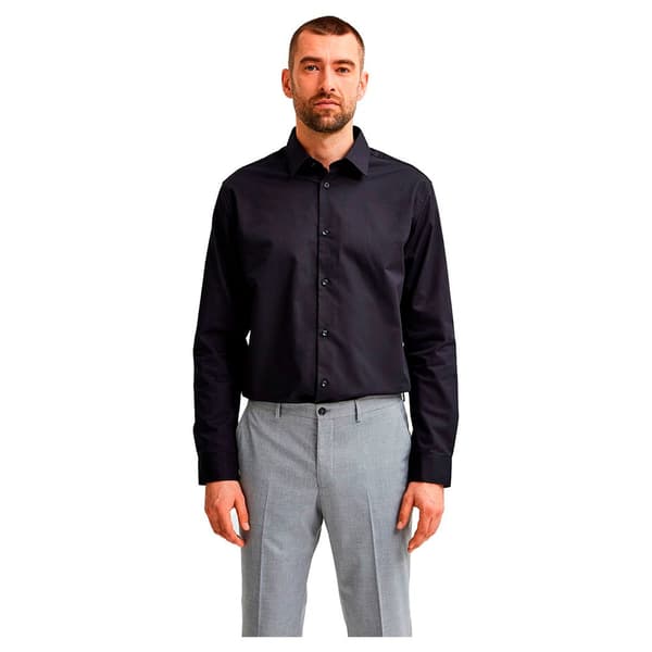 Selected Lang Ærmet Skjorte Ethan Classic Slim Sort L Mand