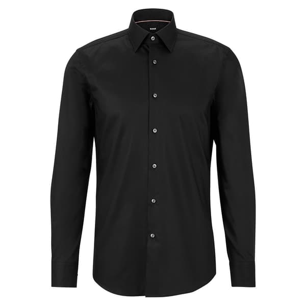 Boss Lang ærmet Skjorte H-hank-kent-c1-214 10245425 01 Sort 41 Mand