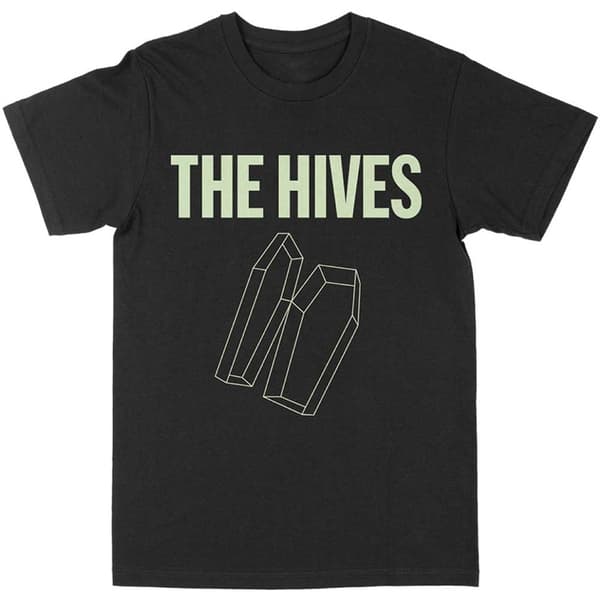 The Hives Unisex T-Shirt: Glow-in-the-Dark Coffin (Large)