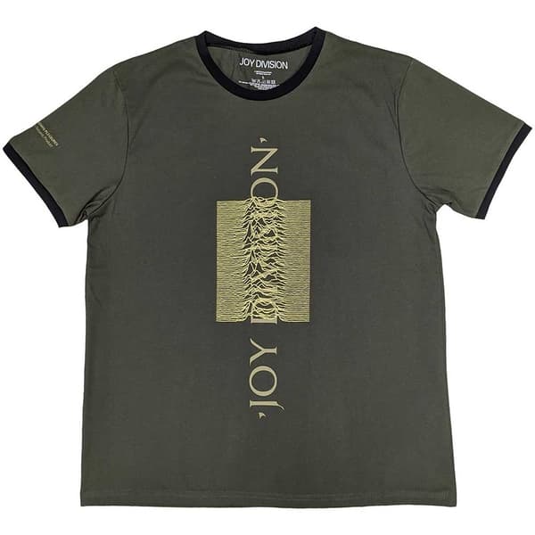 Joy Division Unisex Ringer T-Shirt: Blended Pulse (Medium)