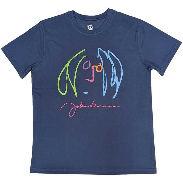John Lennon Unisex T-Shirt: Self Portrait Full Colour (XX-Large)