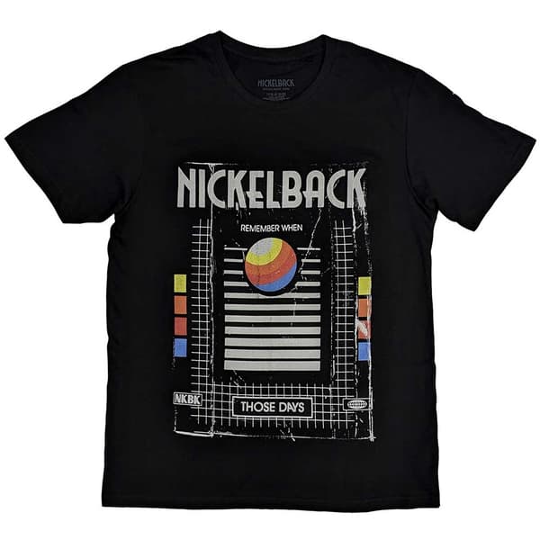 Nickelback Unisex T-Shirt: Those Days VHS (X-Large)