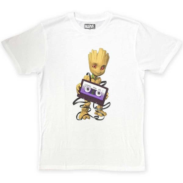 Marvel Comics Unisex T-Shirt: Guardians of the Galaxy Cosmic Tape (Small)