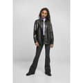 Miniatyrbillede 5 af 8: Urban Classics S Skjorte Faux Leather Over Sort S Kvinde