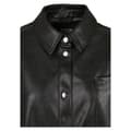 Miniatyrbillede 8 af 8: Urban Classics S Skjorte Faux Leather Over Sort S Kvinde