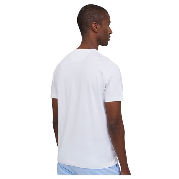 FaÇonnable Kortärmad T-shirt Flag Print Vit XL Man