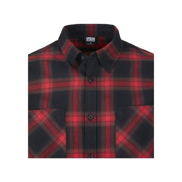 Urban Classics Flanell Skjorte 6 Sort XL Mand