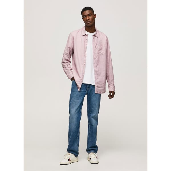 Pepe Jeans Lang ærmet Skjorte Parker Brun XL Mand