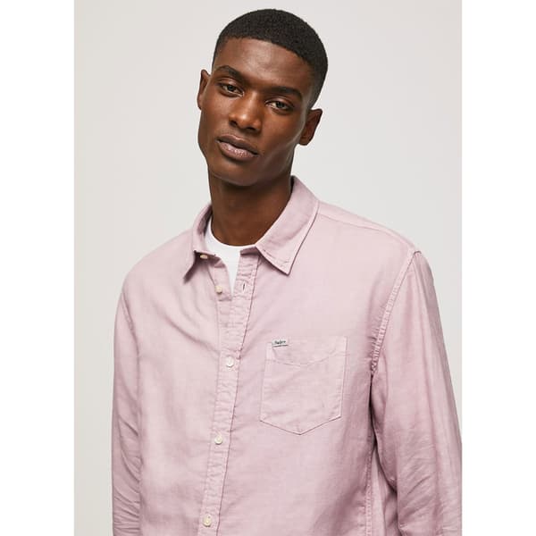 Pepe Jeans Lang ærmet Skjorte Parker Brun XL Mand