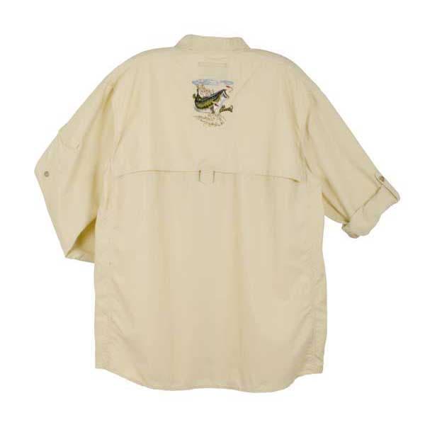 Al Agnew Lang ærmet Skjorte Bass Long Tech Beige 2XL Mand