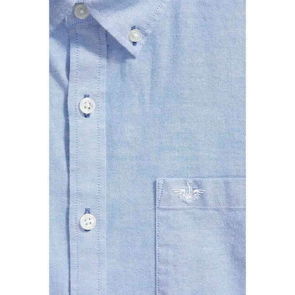 Dockers Lang Ærmet Skjorte Oxford 2.0 Blå L Mand