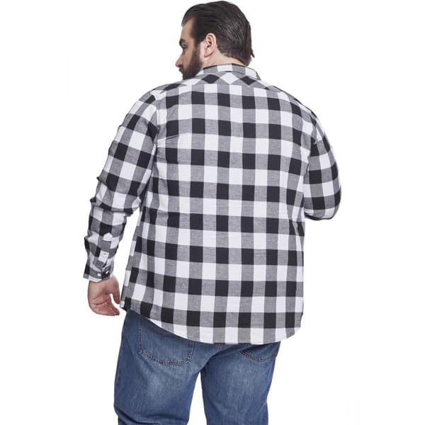 Urban Classics Skjorte Flanell Gt Sort 4XL Mand