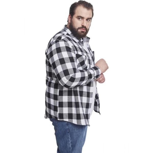 Urban Classics Skjorte Flanell Gt Sort 4XL Mand