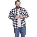 Miniatyrbillede 1 af 7: Urban Classics Skjorte Flanell Gt Sort 4XL Mand