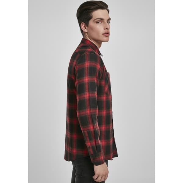 Urban Classics Flanell Skjorte 6 Sort 2XL Mand