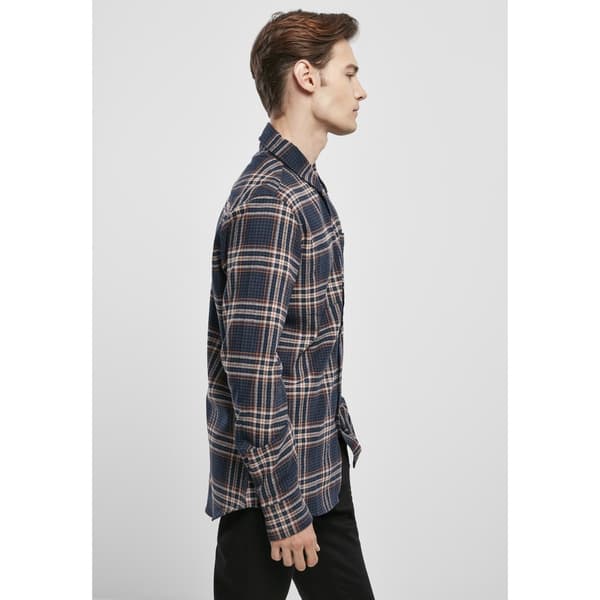 Urban Classics Sweatshirt Checked Campus Blå L Mand