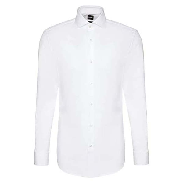 Boss Skjorte H Hank Spread Dc 214 Hvid 39 Mand