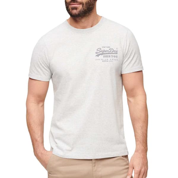 Superdry Lyhythihainen T-paita Classic Vintage Logo Heritage Valkoinen M Mies