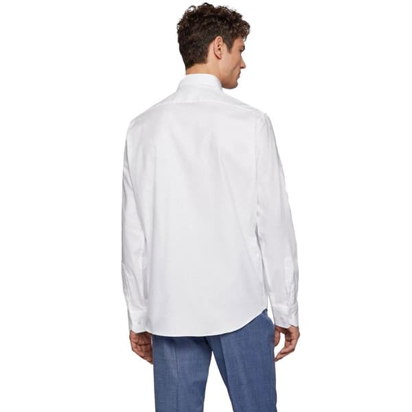 Boss Skjorte P-joe Spread Hvid 44 / Regular Mand