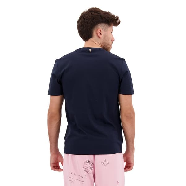 Boss Kortærmet T-shirt Tessler 150 Blå M Mand