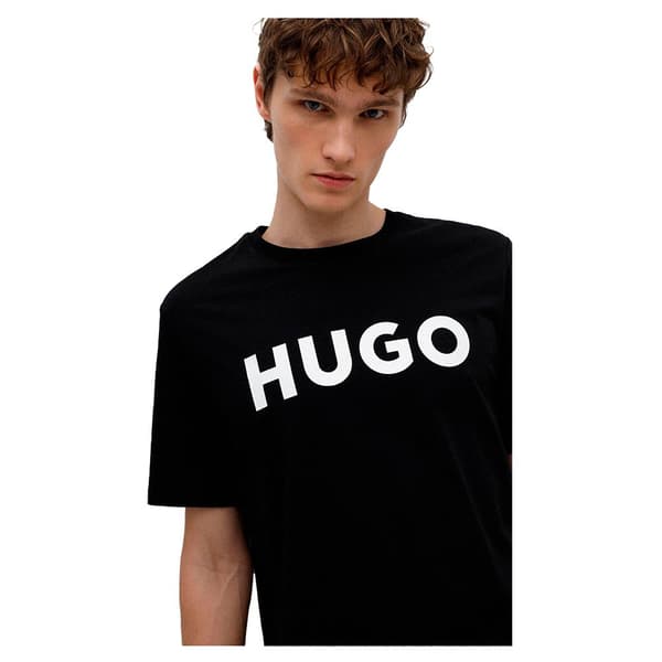 Hugo Kortærmet T-shirt Med Rund Hals Dulivio Sort L Mand