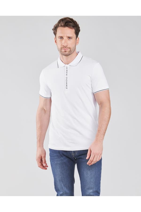 Armani Exchange Polo 8nzf71 Zjh2z Valkoinen L Mies