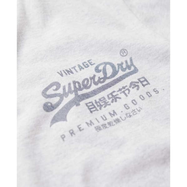 Superdry Lyhythihainen T-paita Classic Vintage Logo Heritage Valkoinen XL Mies