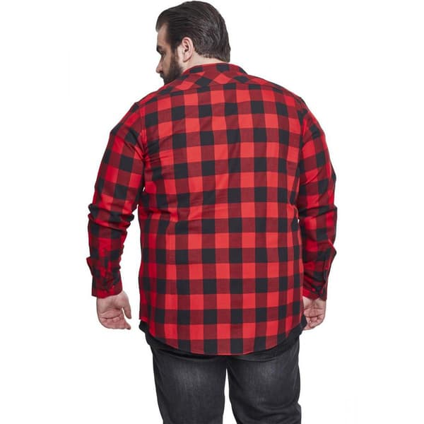 Urban Classics Skjorte Flanell Gt Sort 3XL Mand