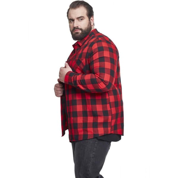 Urban Classics Skjorte Flanell Gt Sort 3XL Mand