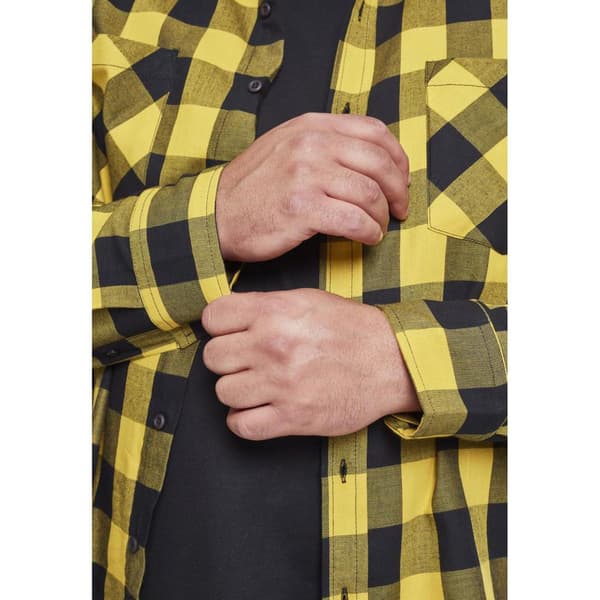 Urban Classics Skjorte Flanell Gt Sort 2XL Mand