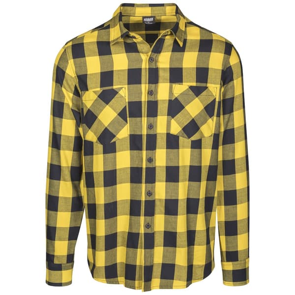 Urban Classics Skjorte Flanell Gt Sort 2XL Mand